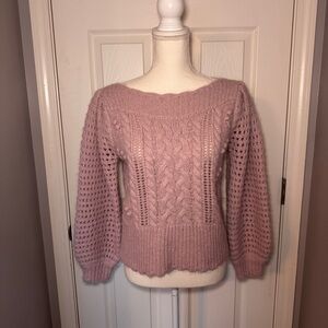 Loveshackfancy Vyoma Alpaca Blend Sweater